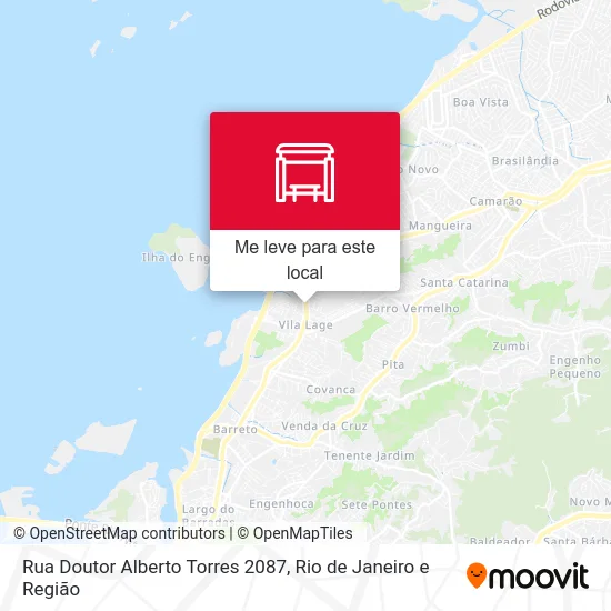 Rua Doutor Alberto Torres 2087 mapa