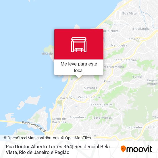Rua Doutor Alberto Torres 364| Residencial Bela Vista mapa
