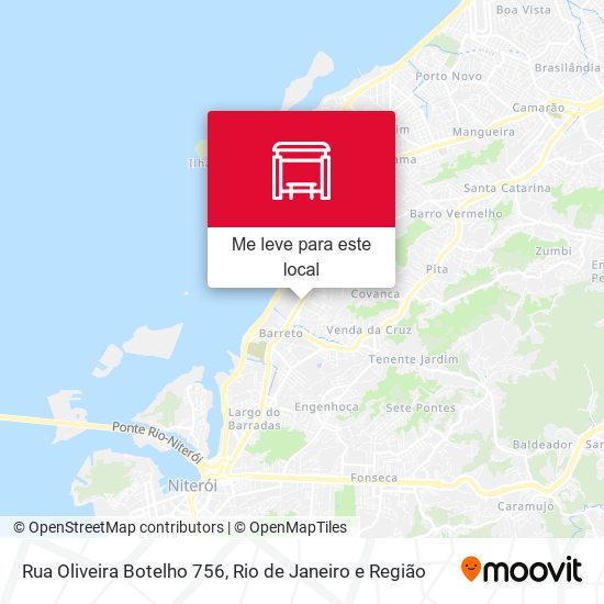 Rua Oliveira Botelho 756 mapa