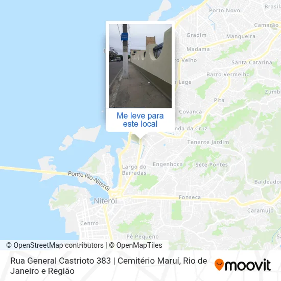 Rua General Castrioto 383 | Cemitério Maruí mapa