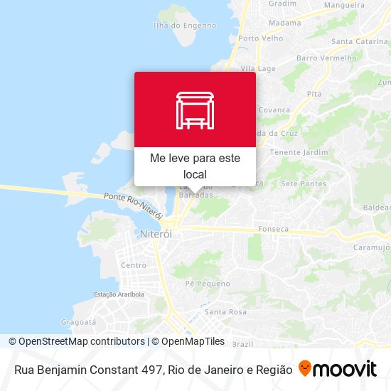 Rua Benjamin Constant 497 mapa