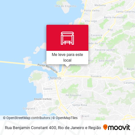 Rua Benjamin Constant 400 mapa