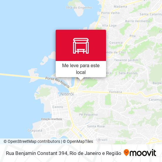 Rua Benjamin Constant 394 mapa