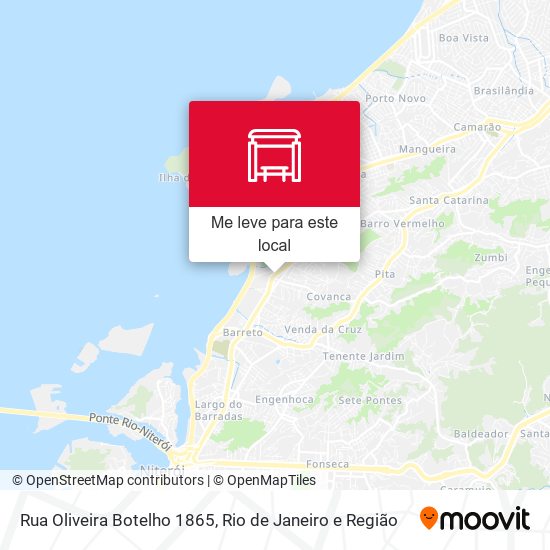 Rua Oliveira Botelho 1865 mapa