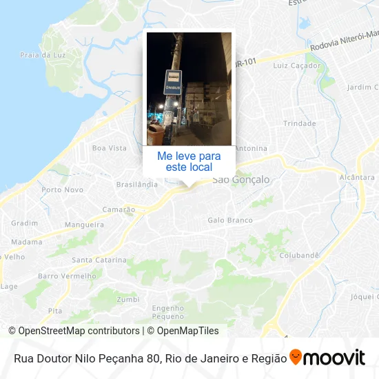Rua Doutor Nilo Peçanha 80 mapa