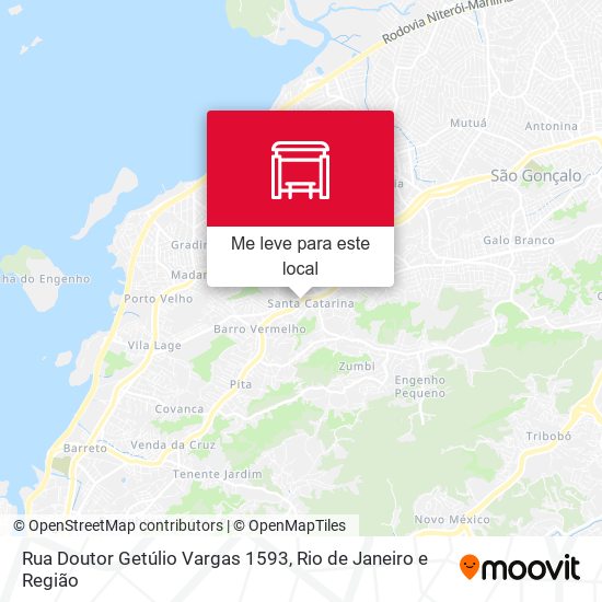 Rua Doutor Getúlio Vargas 1593 mapa