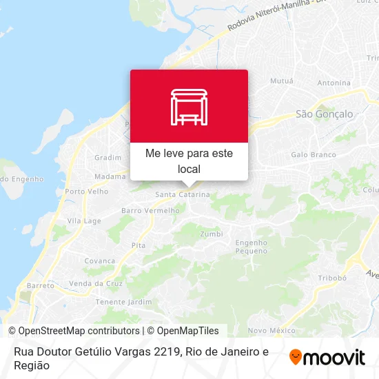 Rua Doutor Getúlio Vargas 2219 mapa
