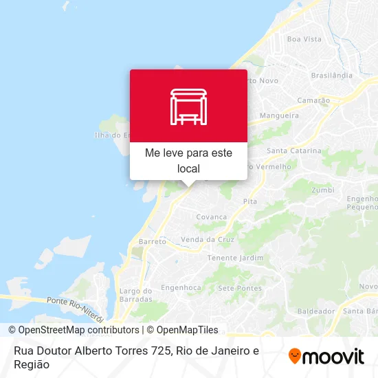 Rua Doutor Alberto Torres 725 mapa