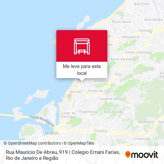 Rua Maurício De Abreu, 919 | Colegio Ernani Farias mapa