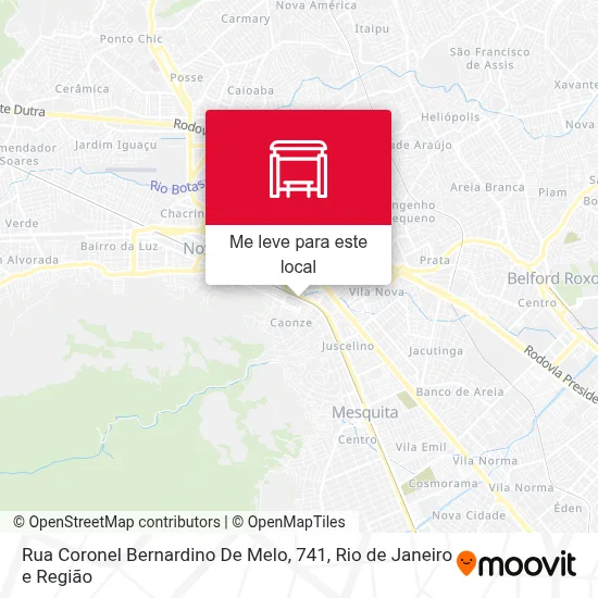 Rua Coronel Bernardino De Melo, 741 mapa