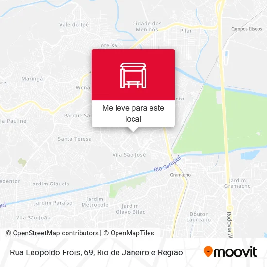 Rua Leopoldo Fróis, 69 mapa