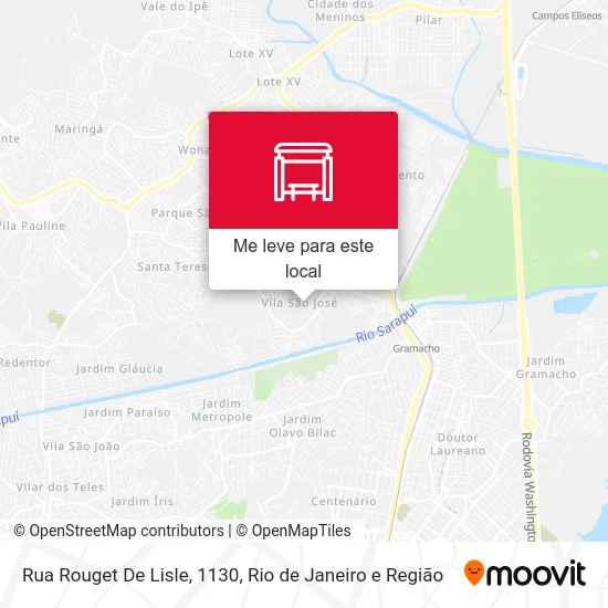 Rua Rouget De Lisle, 1130 mapa