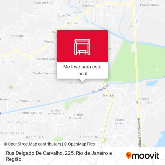 Rua Delgado De Carvalho, 225 mapa