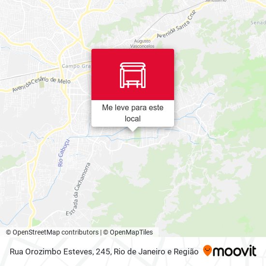 Rua Orozimbo Esteves, 245 mapa