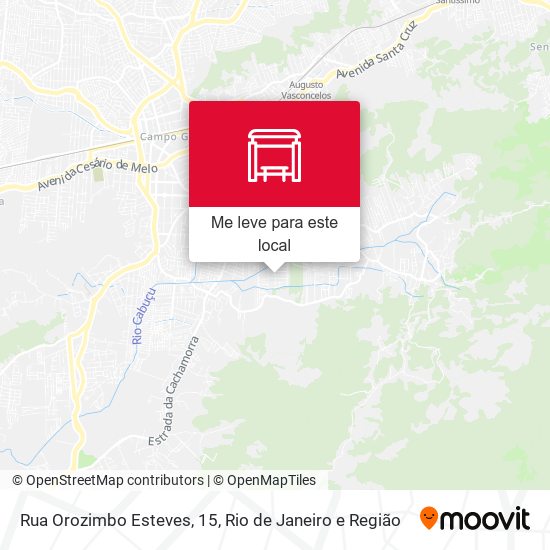 Rua Orozimbo Esteves, 15 mapa