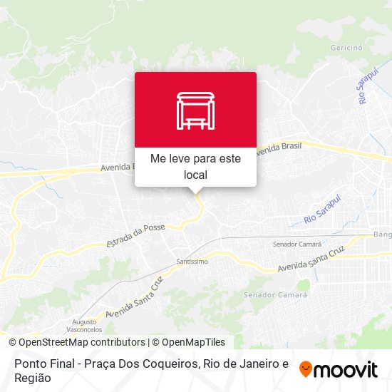 Ponto Final - Praça Dos Coqueiros mapa