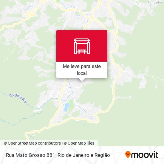 Rua Mato Grosso 881 mapa