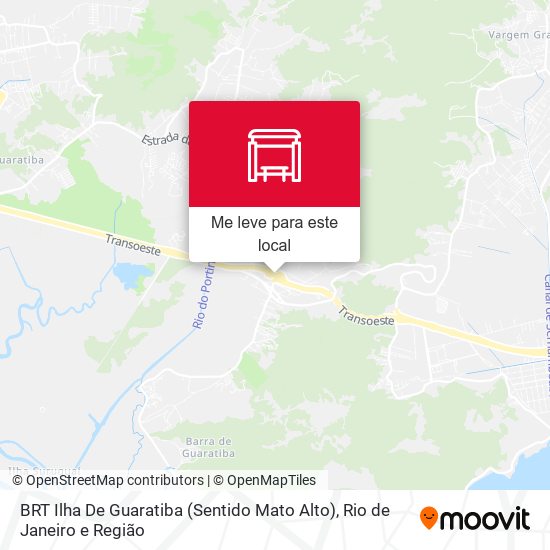 BRT Ilha De Guaratiba (Sentido Mato Alto) mapa