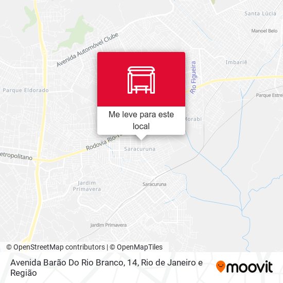Avenida Barão Do Rio Branco, 14 mapa