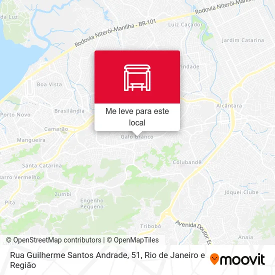 Rua Guilherme Santos Andrade, 51 mapa