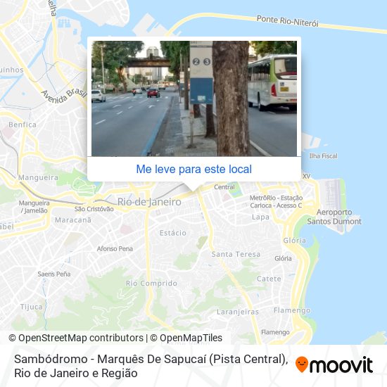 Sambódromo - Marquês De Sapucaí (Pista Central) mapa