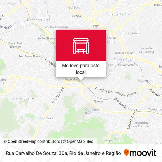 Rua Carvalho De Souza, 30a mapa