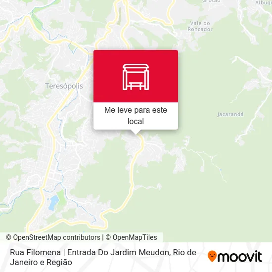 Rua Filomena | Entrada Do Jardim Meudon mapa