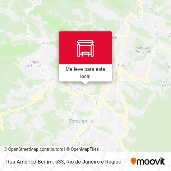 Rua Américo Berlim, 533 mapa