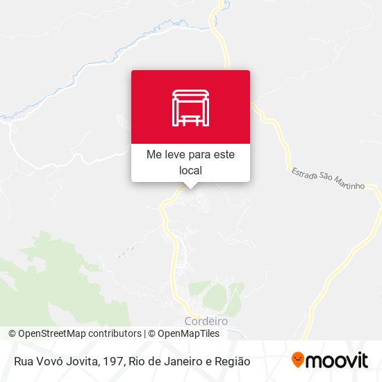 Rua Vovó Jovita, 197 mapa
