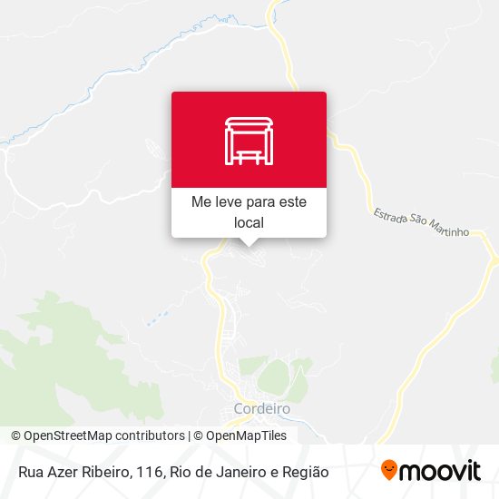 Rua Azer Ribeiro, 116 mapa