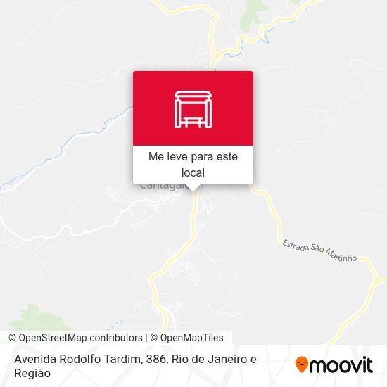 Avenida Rodolfo Tardim, 386 mapa
