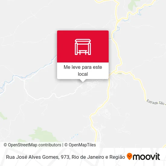 Rua José Alves Gomes, 973 mapa
