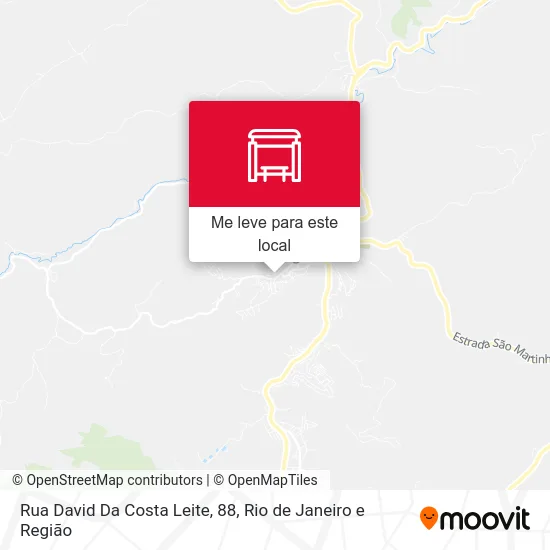 Rua David Da Costa Leite, 88 mapa