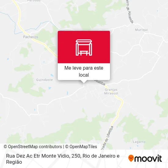 Rua Dez Ac Etr Monte Vidio, 250 mapa
