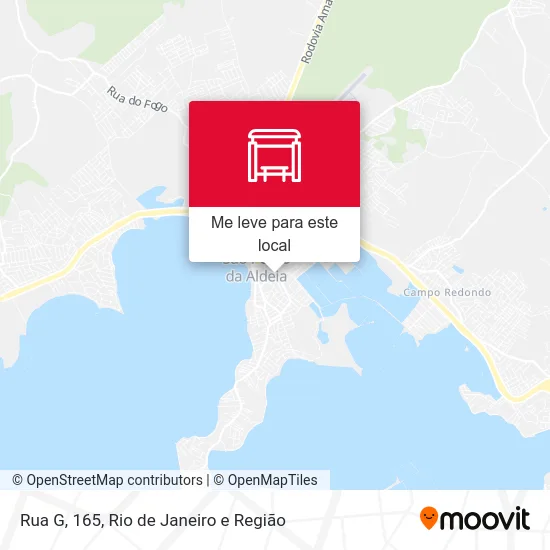 Rua G, 165 mapa