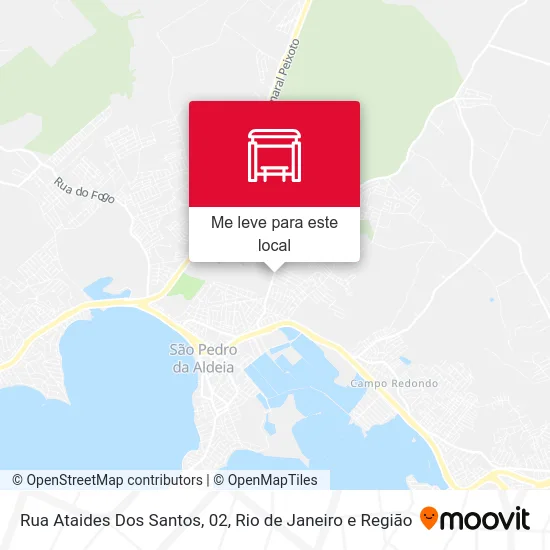 Rua Ataides Dos Santos, 02 mapa