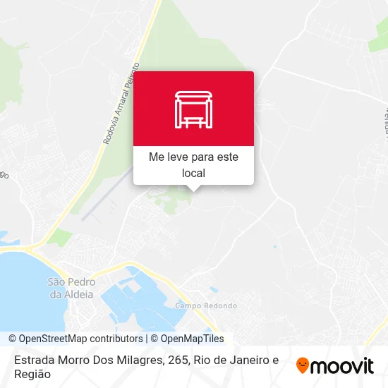 Estrada Morro Dos Milagres, 265 mapa