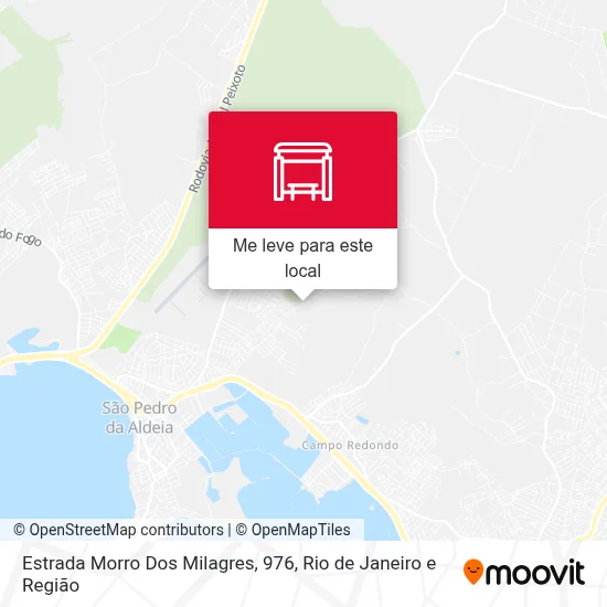 Estrada Morro Dos Milagres, 976 mapa