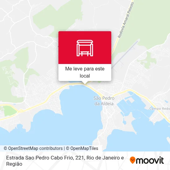 Estrada Sao Pedro Cabo Frio, 221 mapa