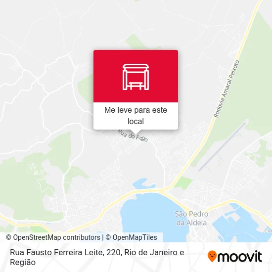 Rua Fausto Ferreira Leite, 220 mapa