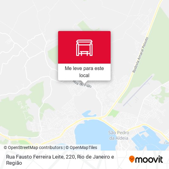 Rua Fausto Ferreira Leite, 220 mapa