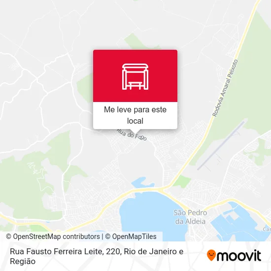 Rua Fausto Ferreira Leite, 220 mapa