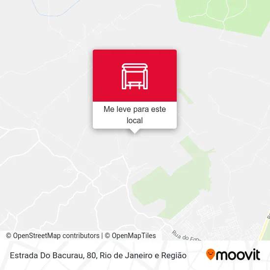 Estrada Do Bacurau, 80 mapa