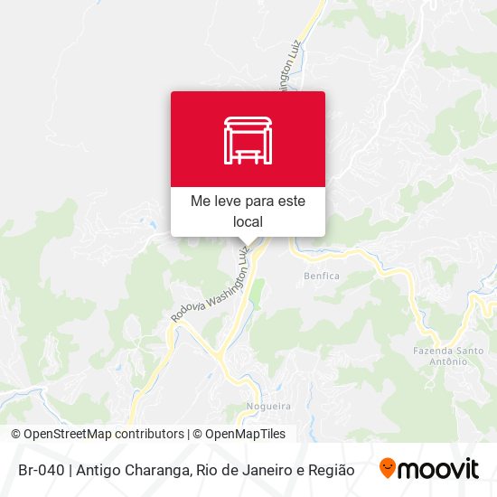 Br-040 | Antigo Charanga mapa
