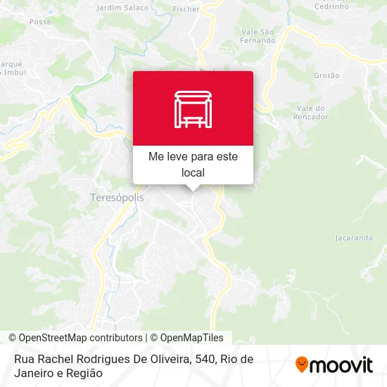 Rua Rachel Rodrigues De Oliveira, 540 mapa