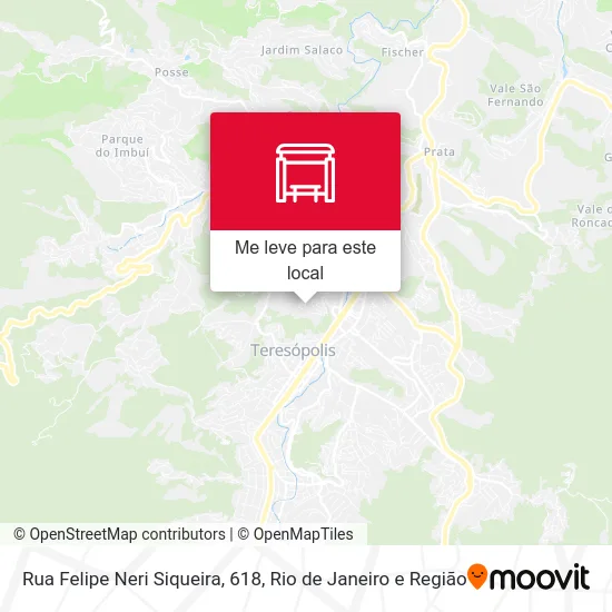 Rua Felipe Neri Siqueira, 618 mapa
