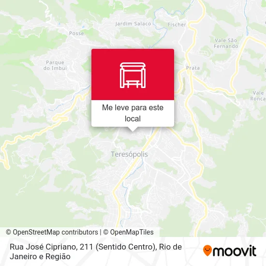 Rua José Cipriano, 211 (Sentido Centro) mapa