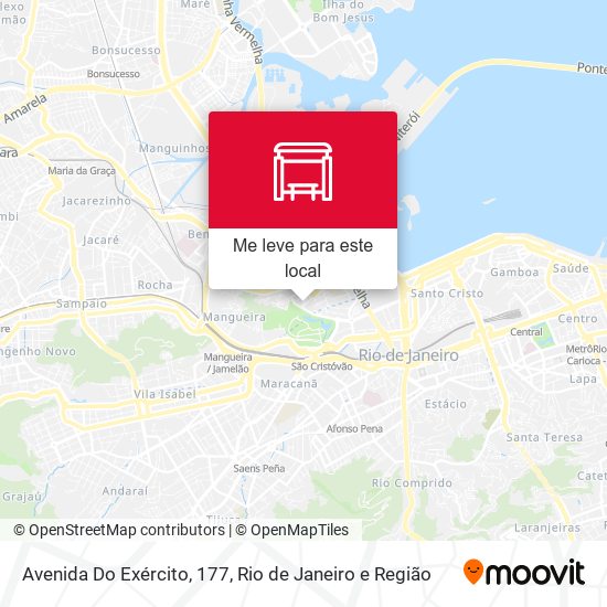 Avenida Do Exército, 177 mapa