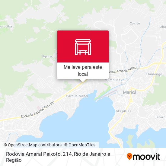 Rodovia Amaral Peixoto, 214 mapa