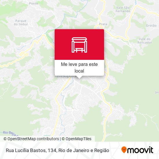Rua Lucília Bastos, 134 mapa